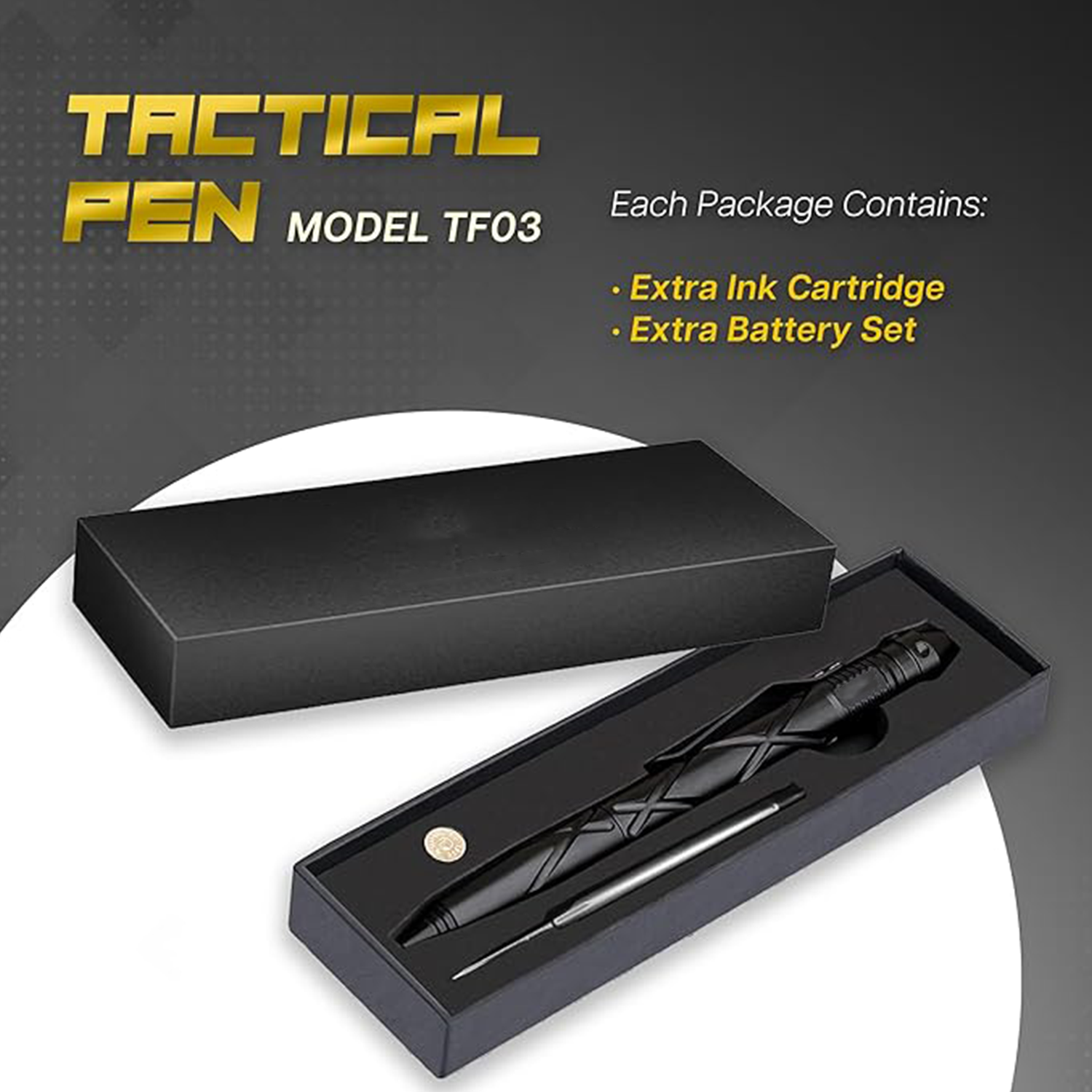 Aluminum Tactical Ballpoint Pen 3