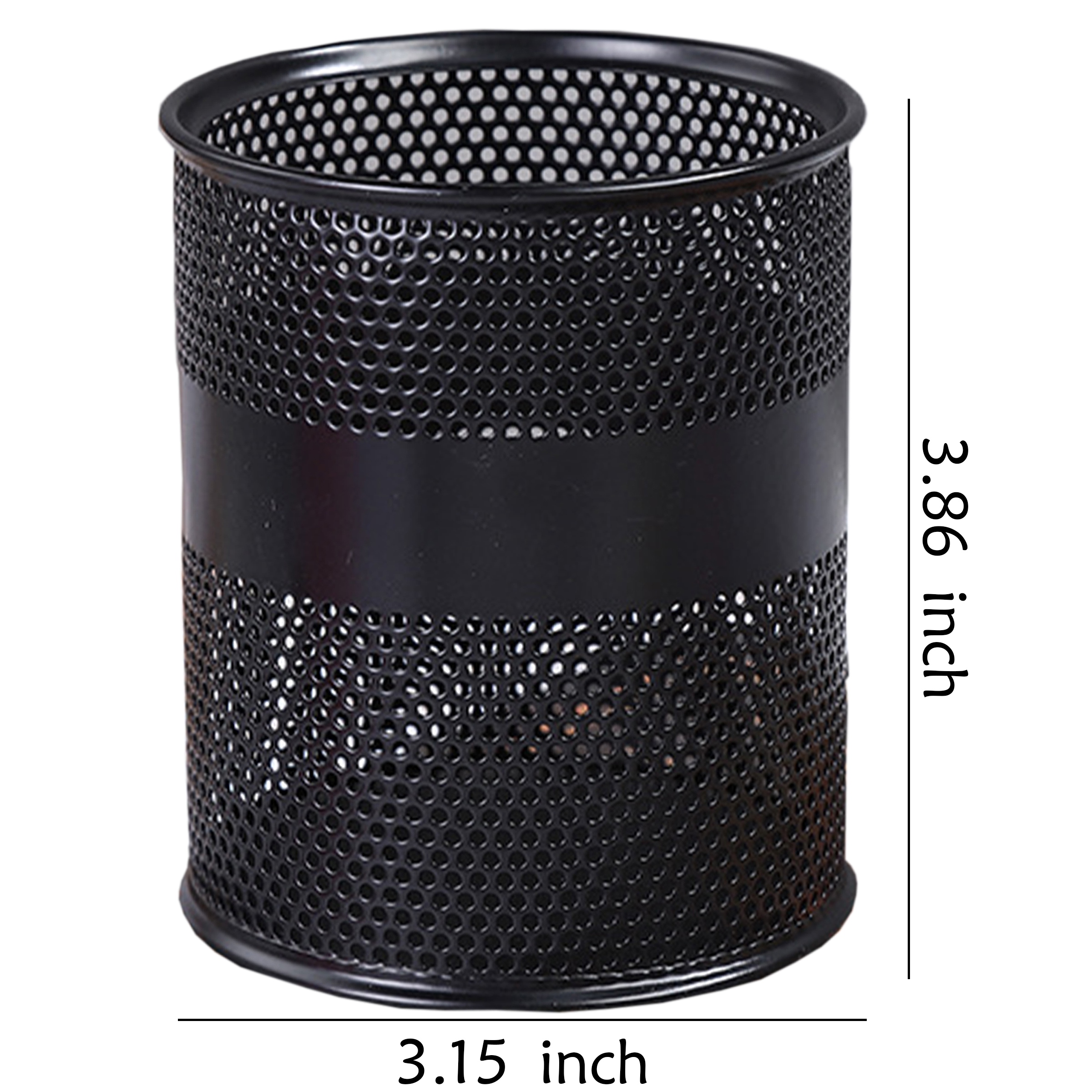 Iron Simple Solid Color Storage Pen Holder 4