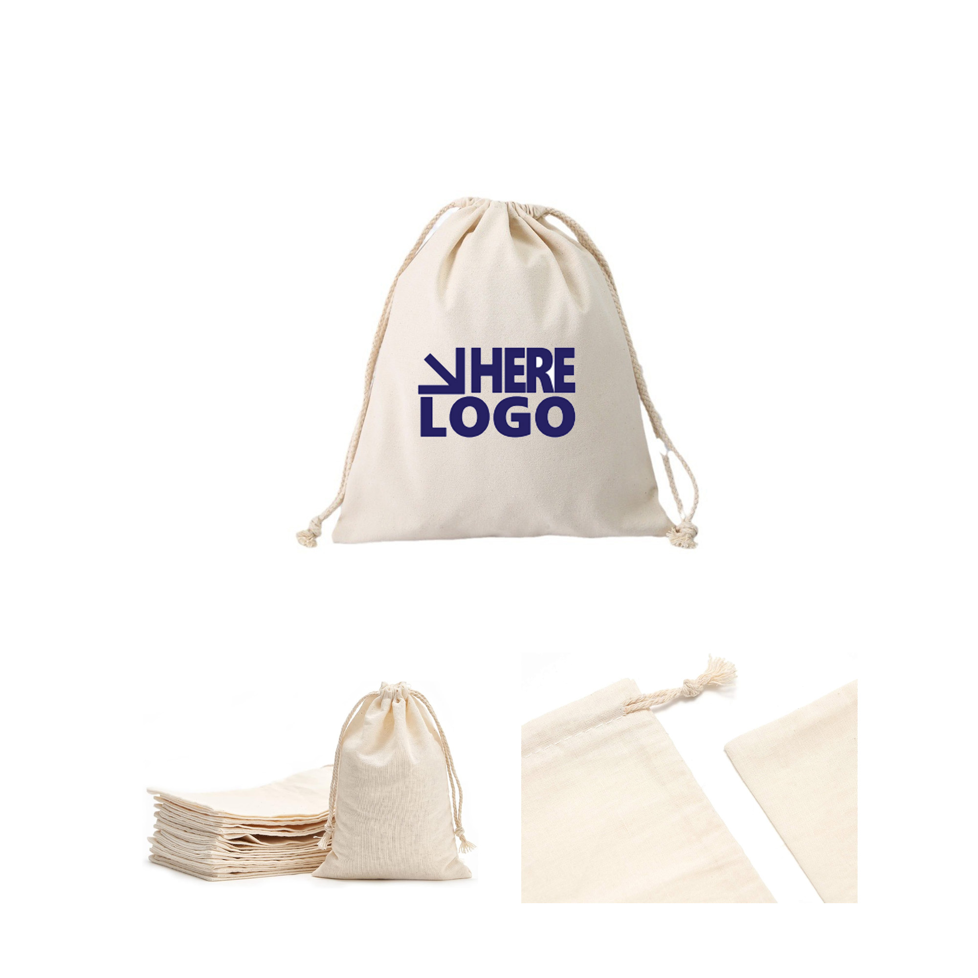 Multifunctional Canvas Drawstring Bags 3