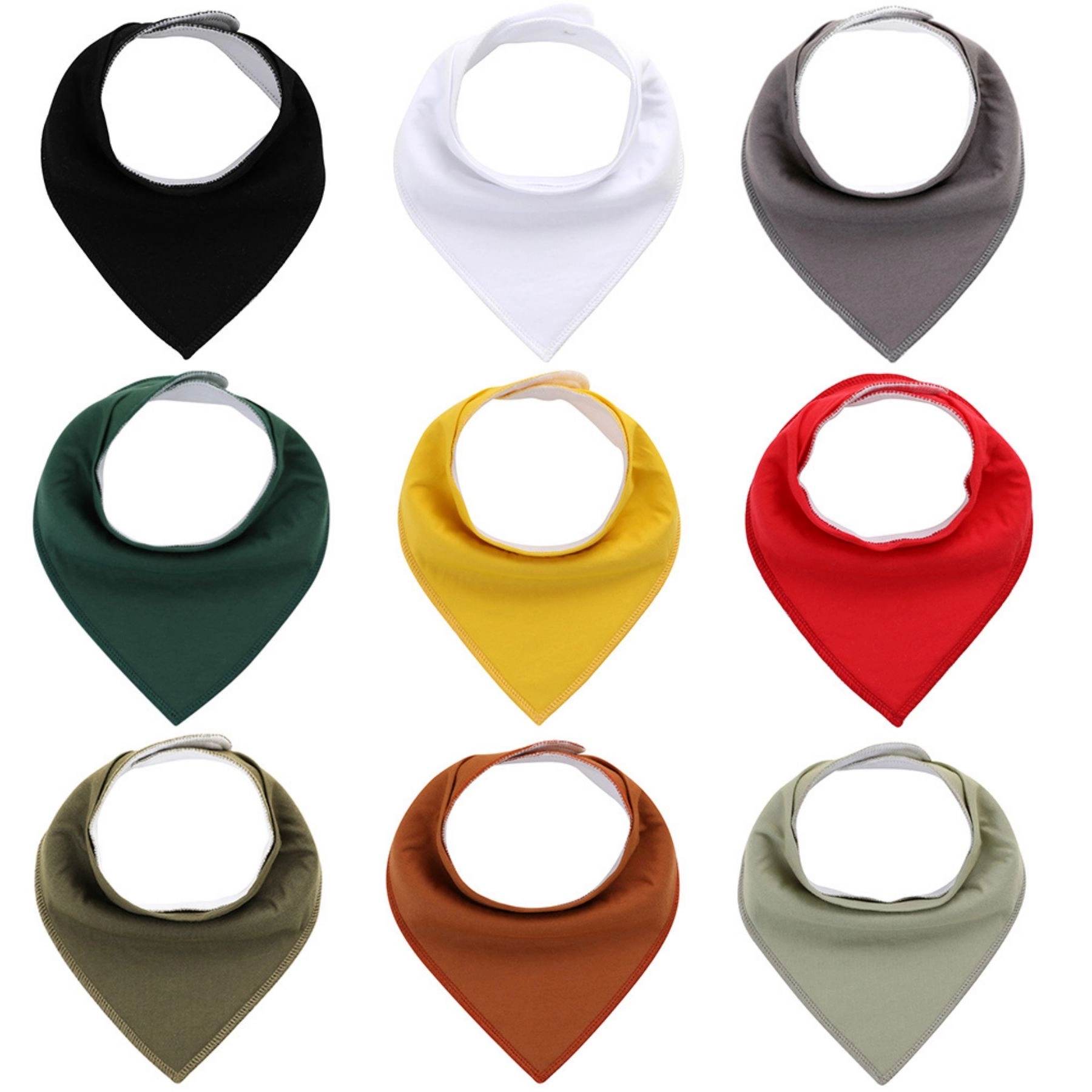 Cotton Baby Bandana Drool Bib Unisex 4
