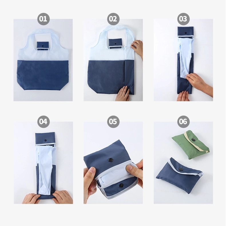 Customized RPET Fold-Away Carryall Tote 8