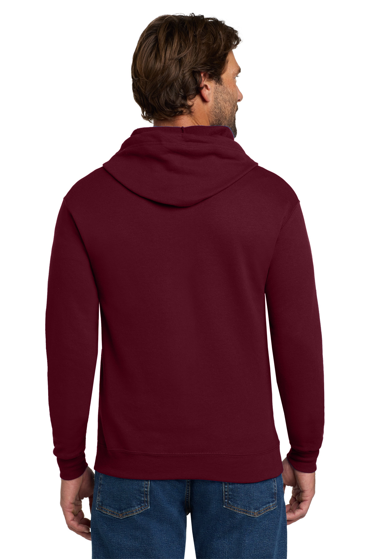 Hanes® EcoSmart Full-Zip Hooded Sweatshirt 2