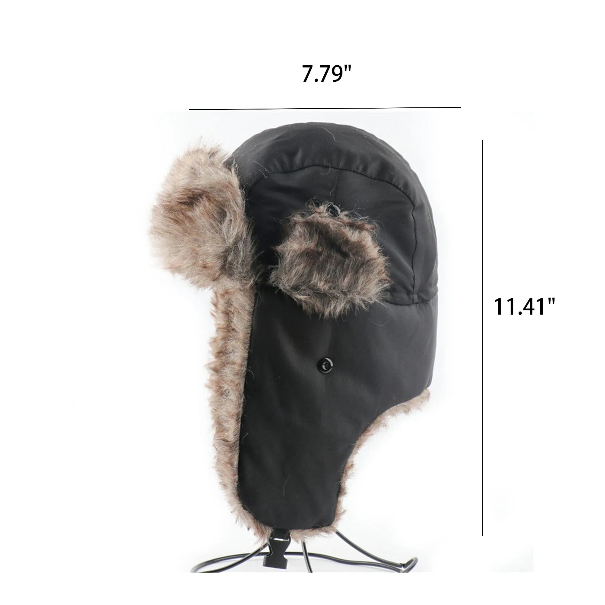 Faux Fur Ear Flap Winter Hat 5