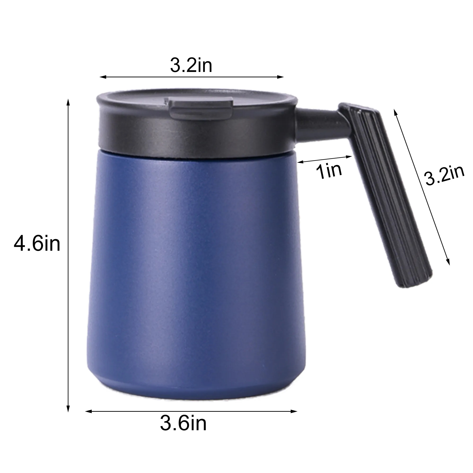 Stainless Steel Coffee Cup Insulated Sleeve with Handle 3
