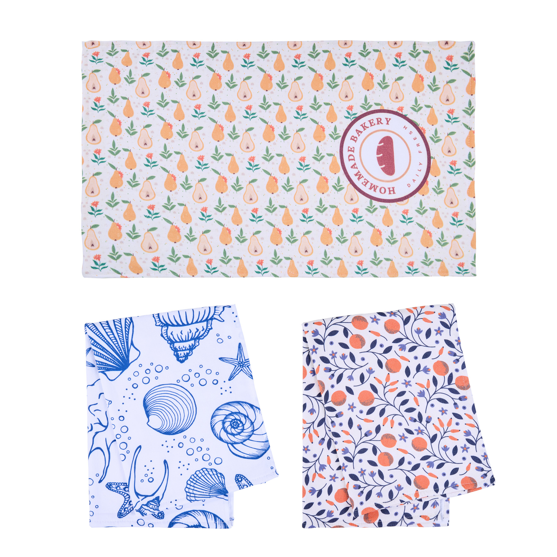 16" X 26" Cotton Kitchen Tea Towel 4