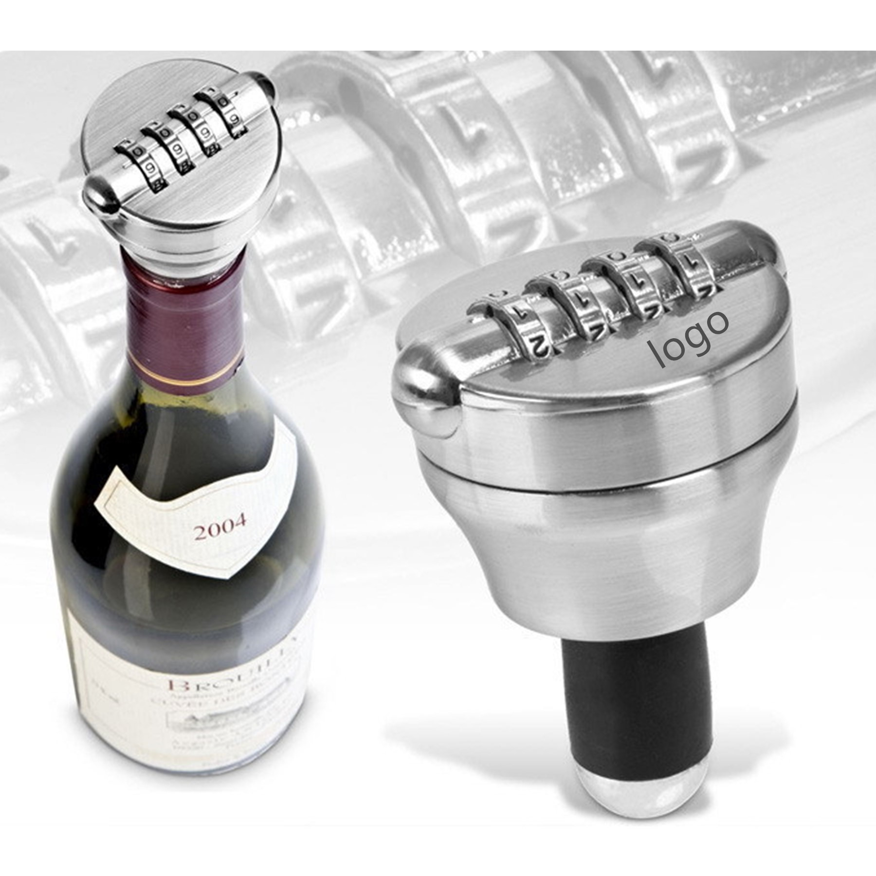 Wine Bottle Lock Cap Stopper 1