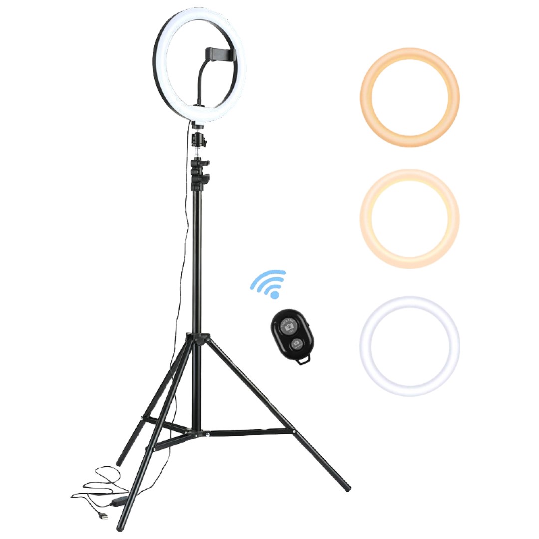 LED Selfie Ring Light with Tripod Stand 2