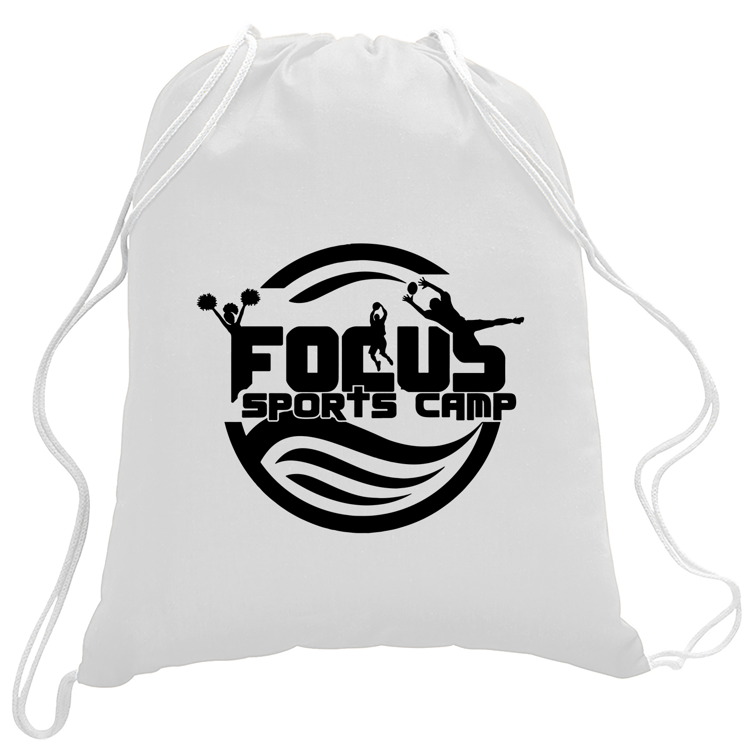 5.5 oz. Cotton Canvas Drawstring Backpack 12
