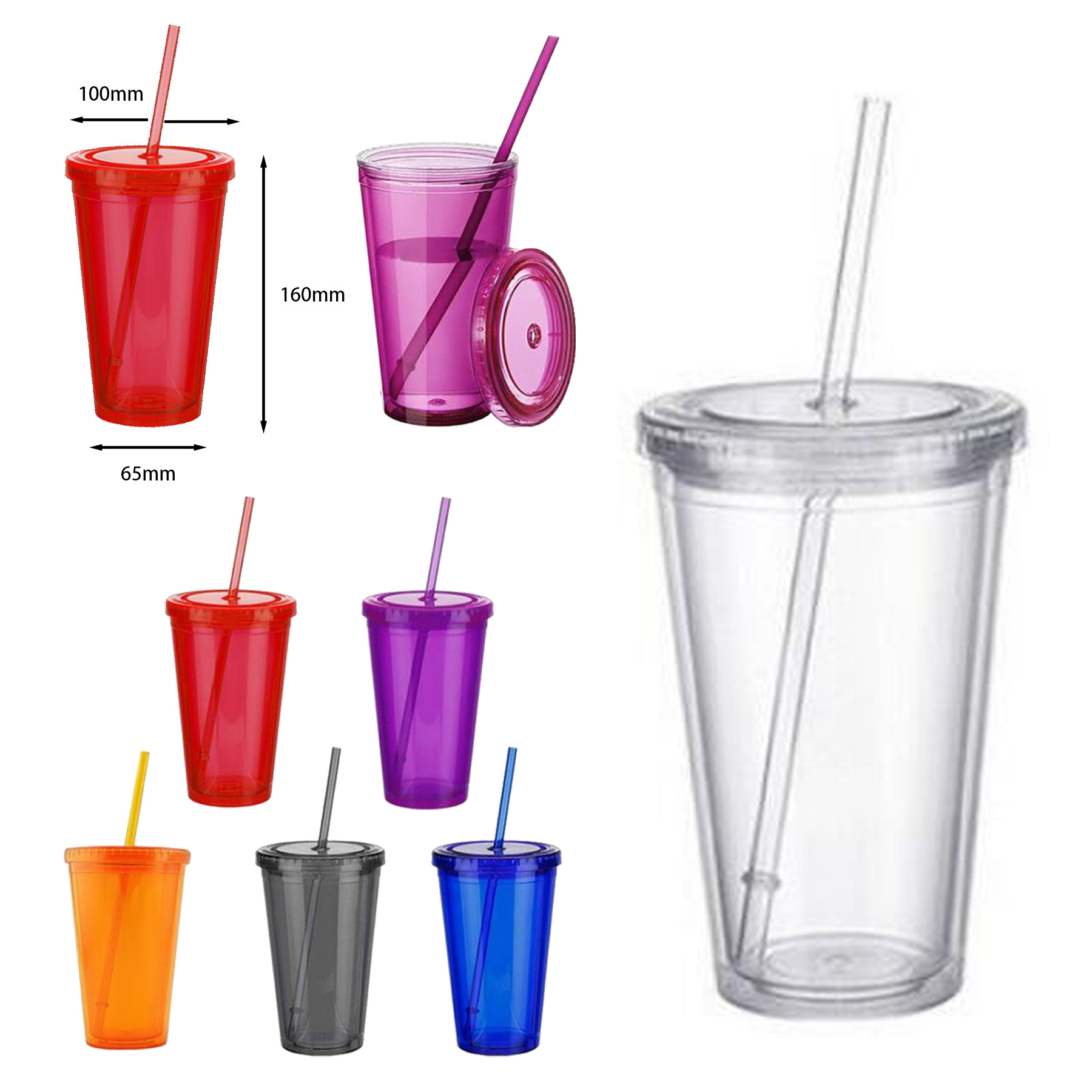 15 Oz. Double Wall Plastic Cup 2