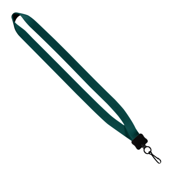 3/4" Smooth Nylon Lanyard with Plastic Clamshell, O-Ring & Metal Swivel Sna 24