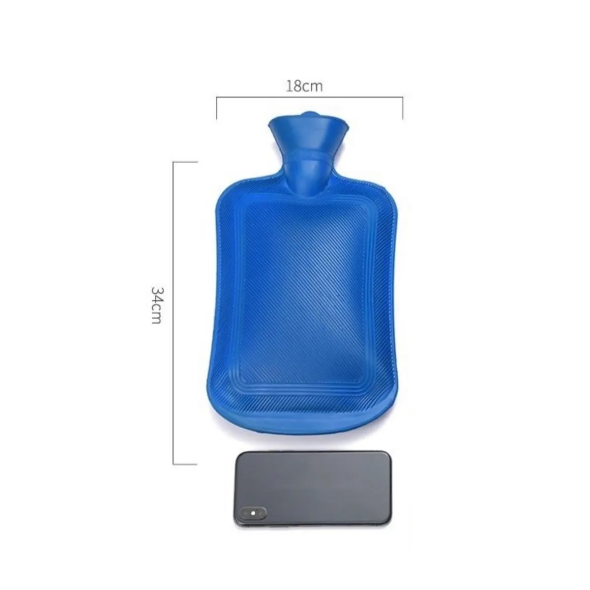 2L Classic Rubber Hot Water Bottle 4