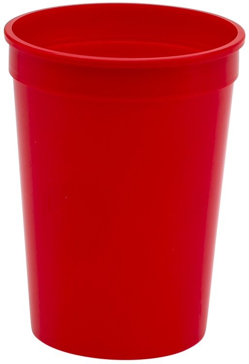 12 oz Smooth Plastic Stadium Cup