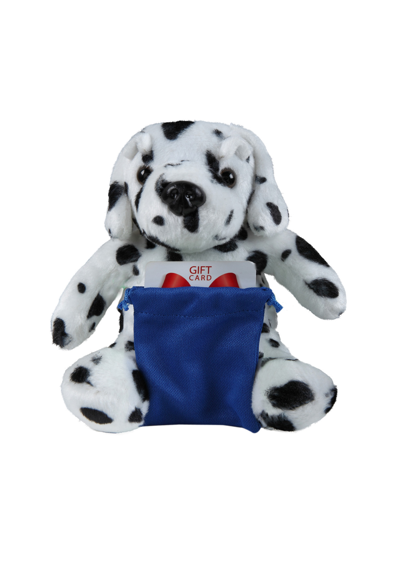 soft plush Dalmatian with gift card sack 5