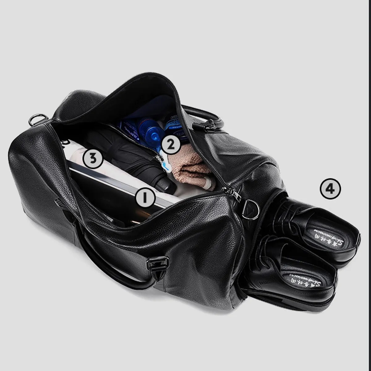 Portable Multifunctional Large Capacity Travel Fitness Bag 3