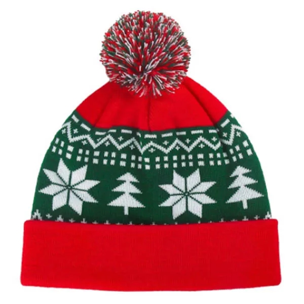 Beanie Pompom Knitted Winter Hat 4