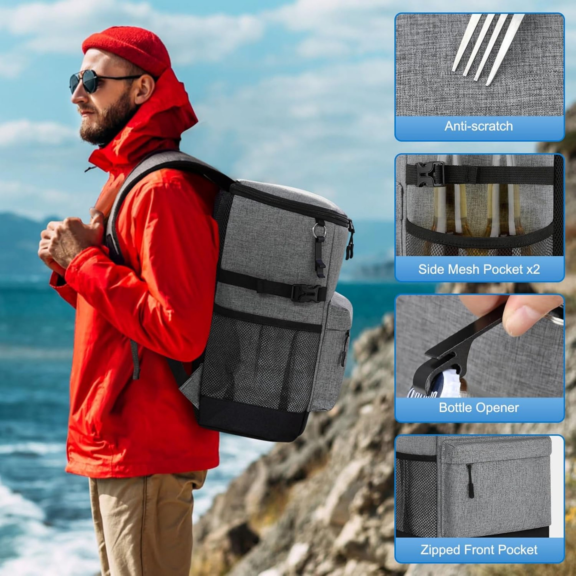 Insulated Backpack Cooler 1