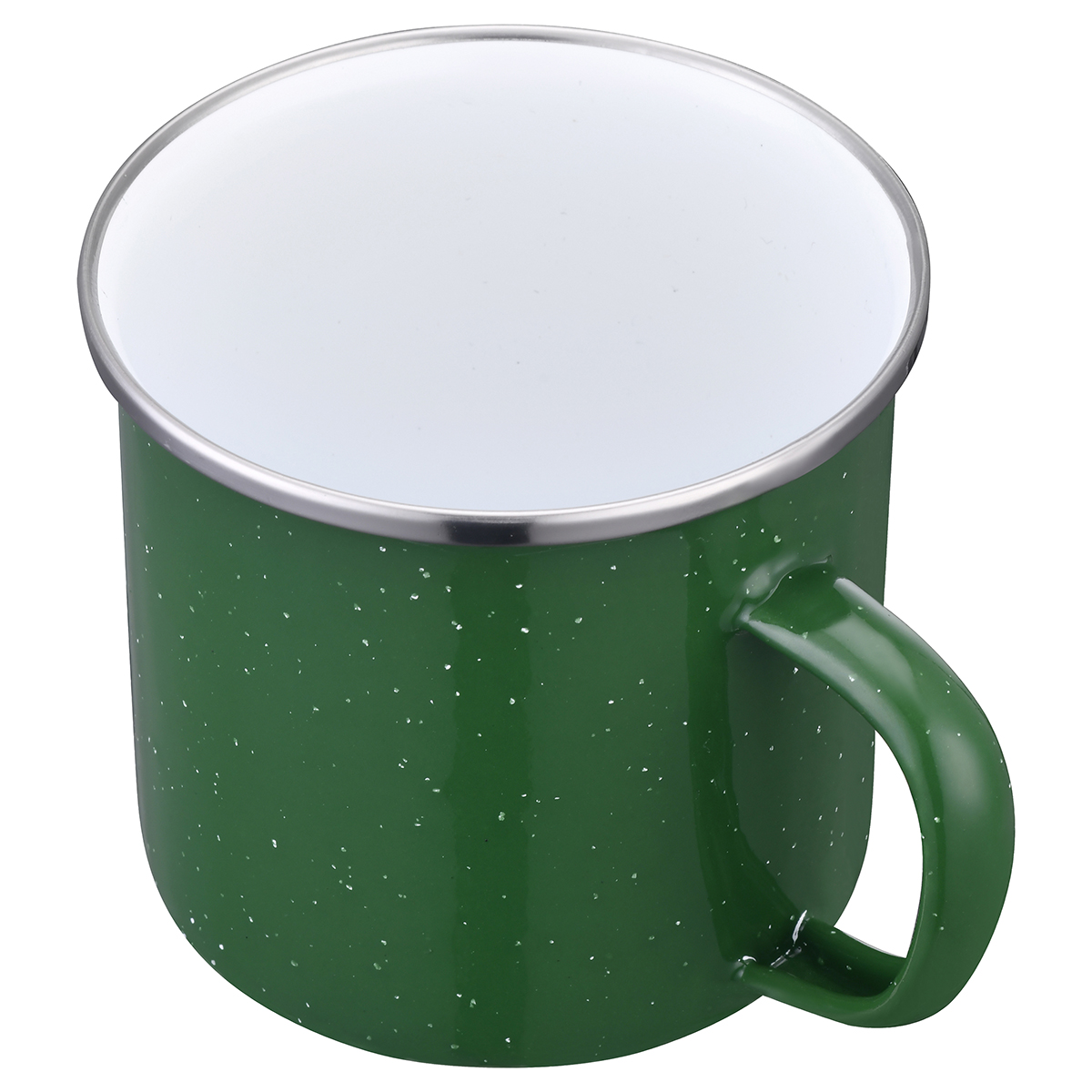 Imari 16oz Speckled Enamel Mug with Stainless Steel Rim 10