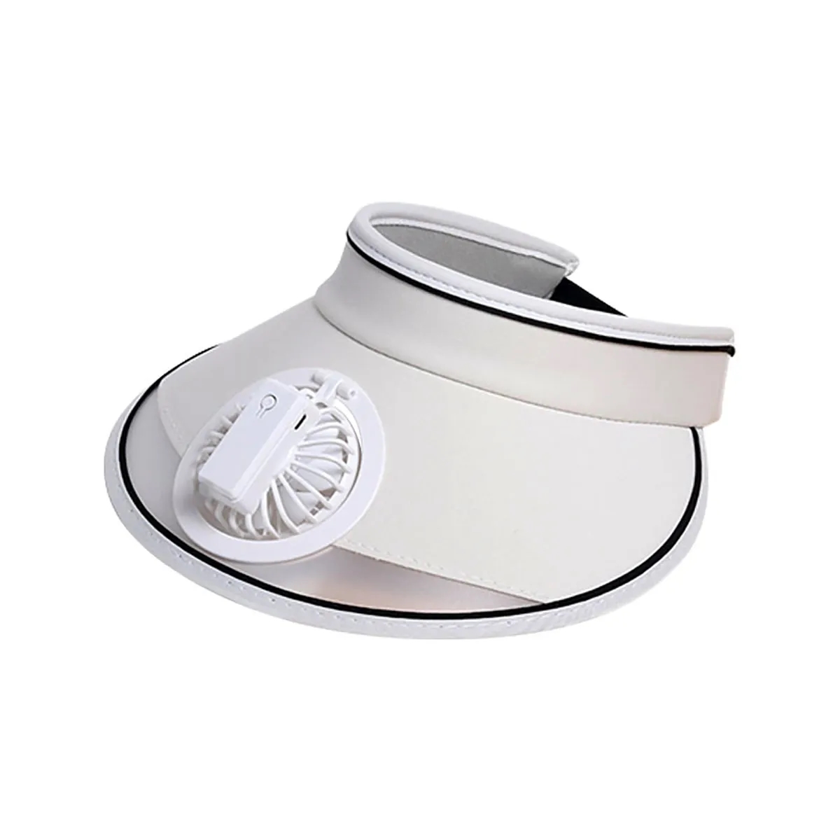 Sun Visor Hat with Fan Adjustable Head Circumference Cap 6