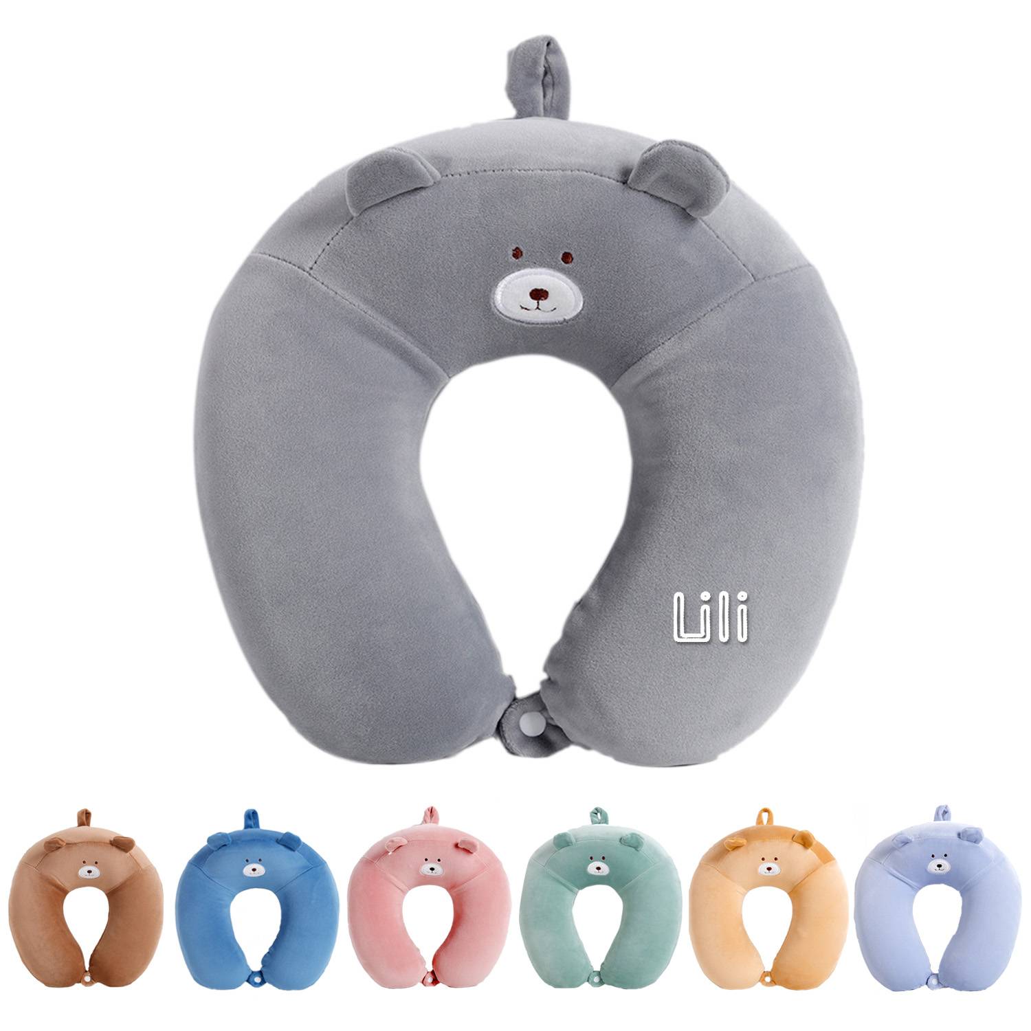 Kids U Shape Pillow For Airplane Travel 2