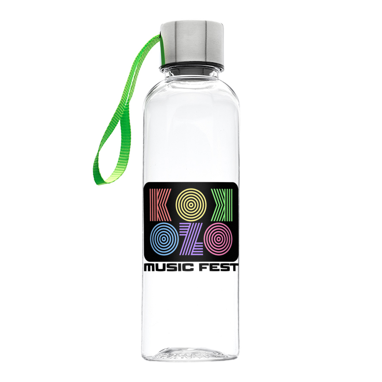 17 oz. Ostia Plastic Water Bottle (Full Color Imprint) 5
