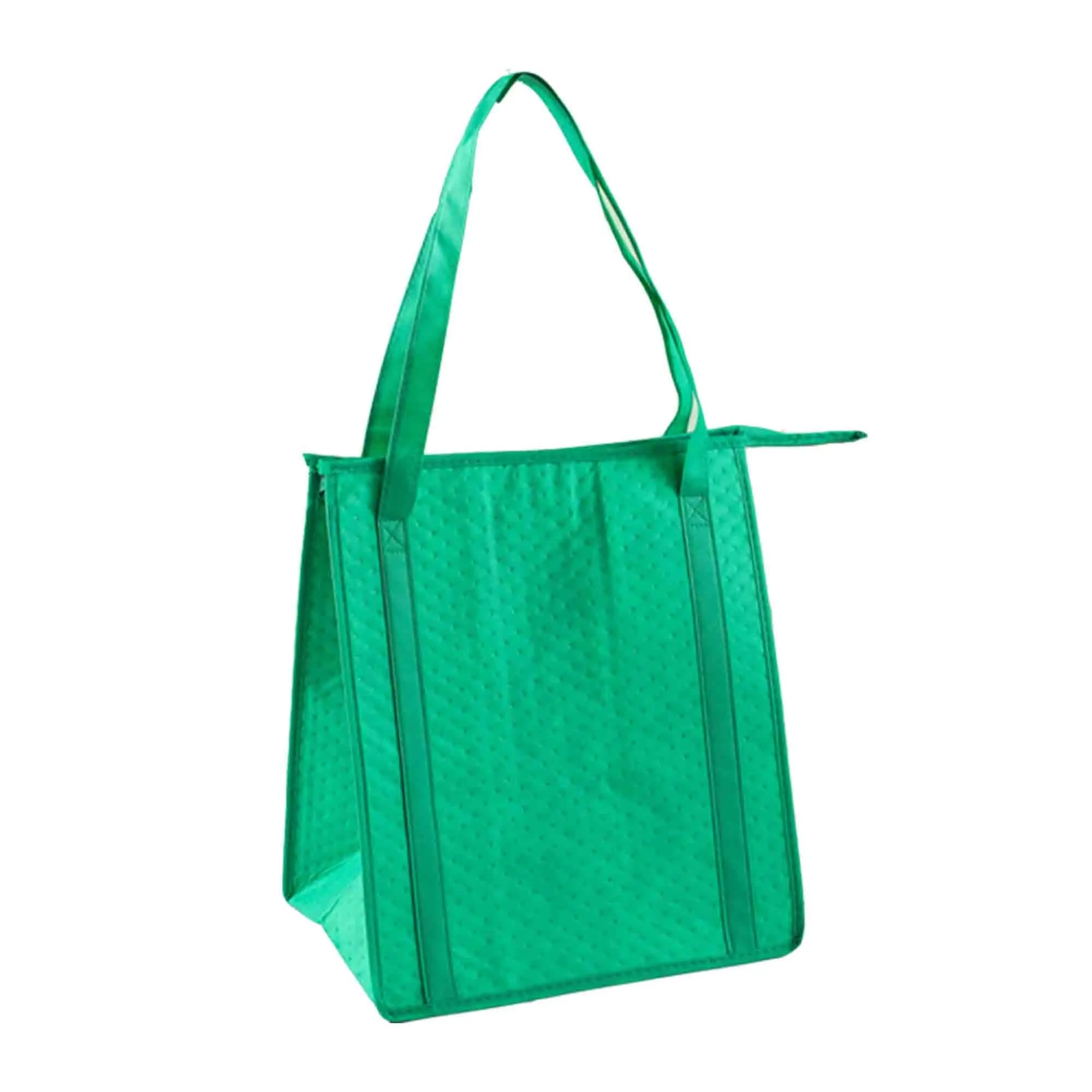 Heavy Duty Insulated Shopping Bag Zipper Lunch Tote 1