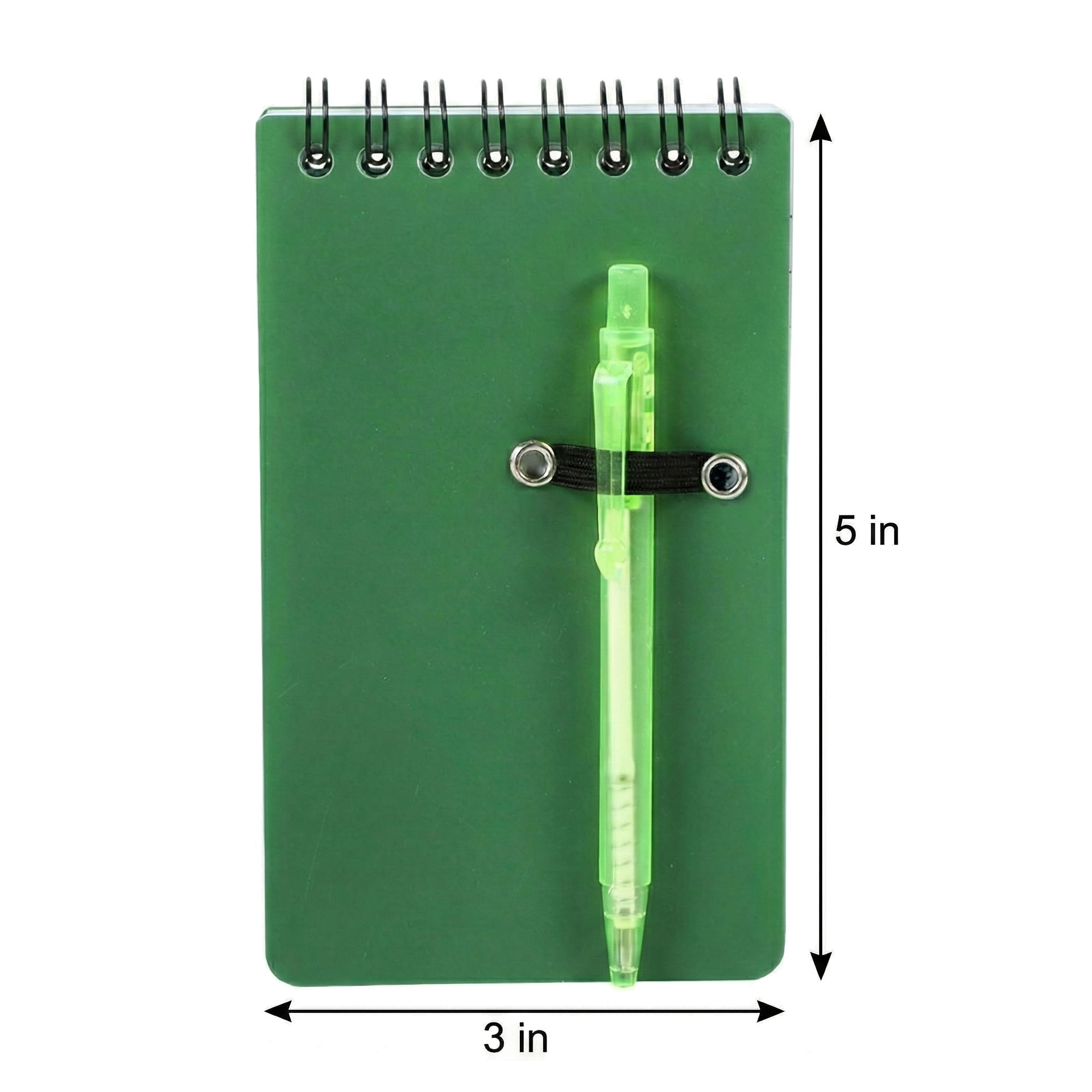 Spiral Bound Pocket Notebook With Pen 3