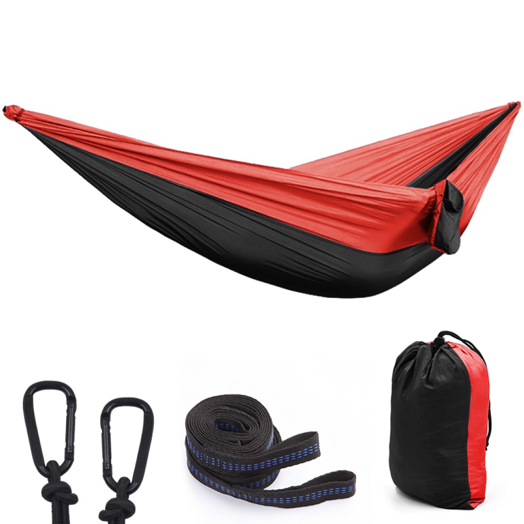 One Person Portable Hammock with Tree Straps 4