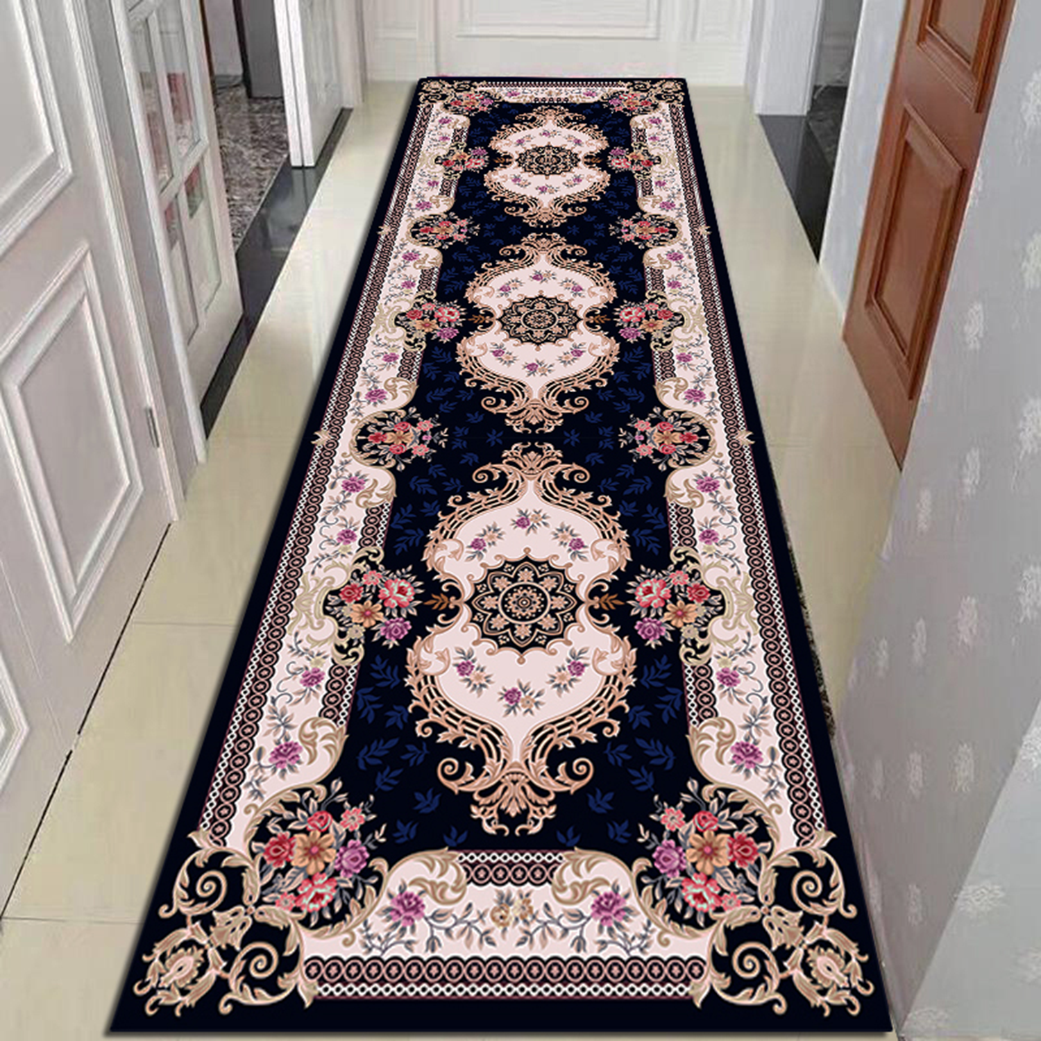 Vintage Boho Persian Runner Rug 2