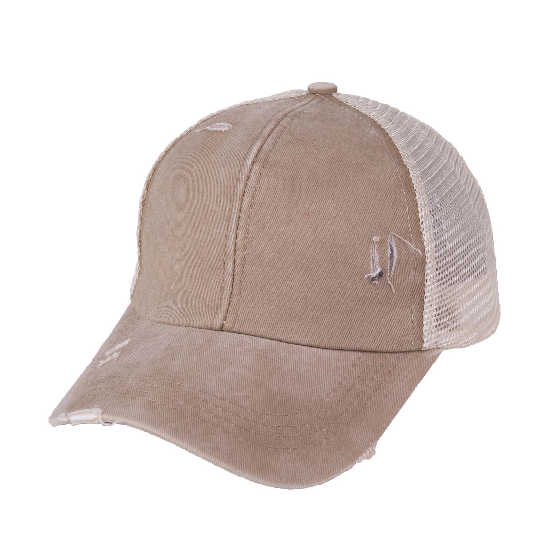 Ponytail Baseball Cap with Mesh 13