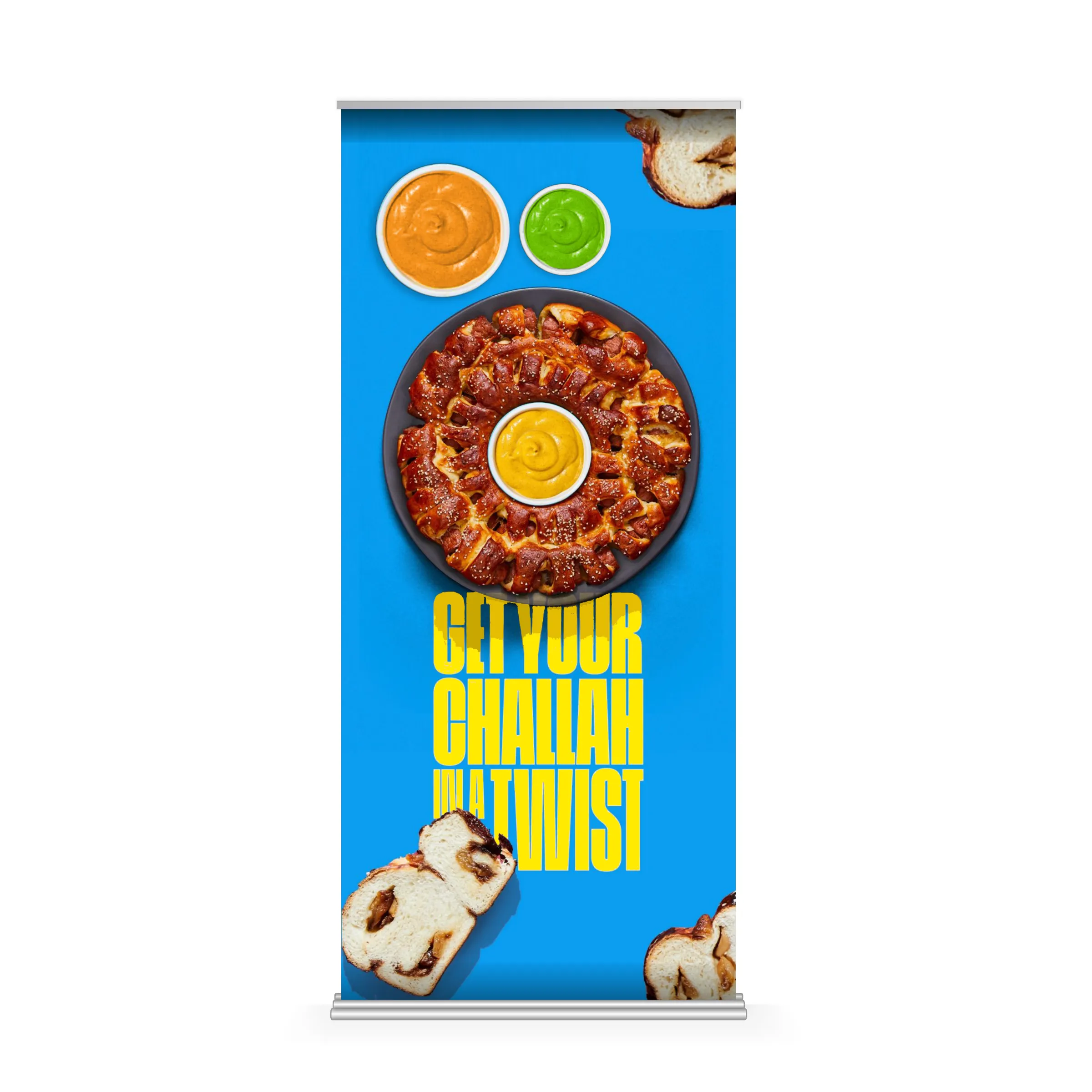 36" x 84" Wide Super Deluxe Retractable Banner Kit 2