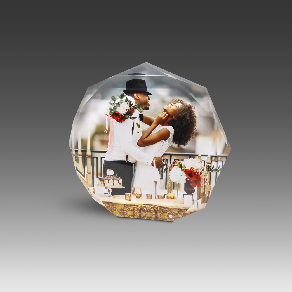 7" AcryliPrint HD Octagon Bevel Award 2