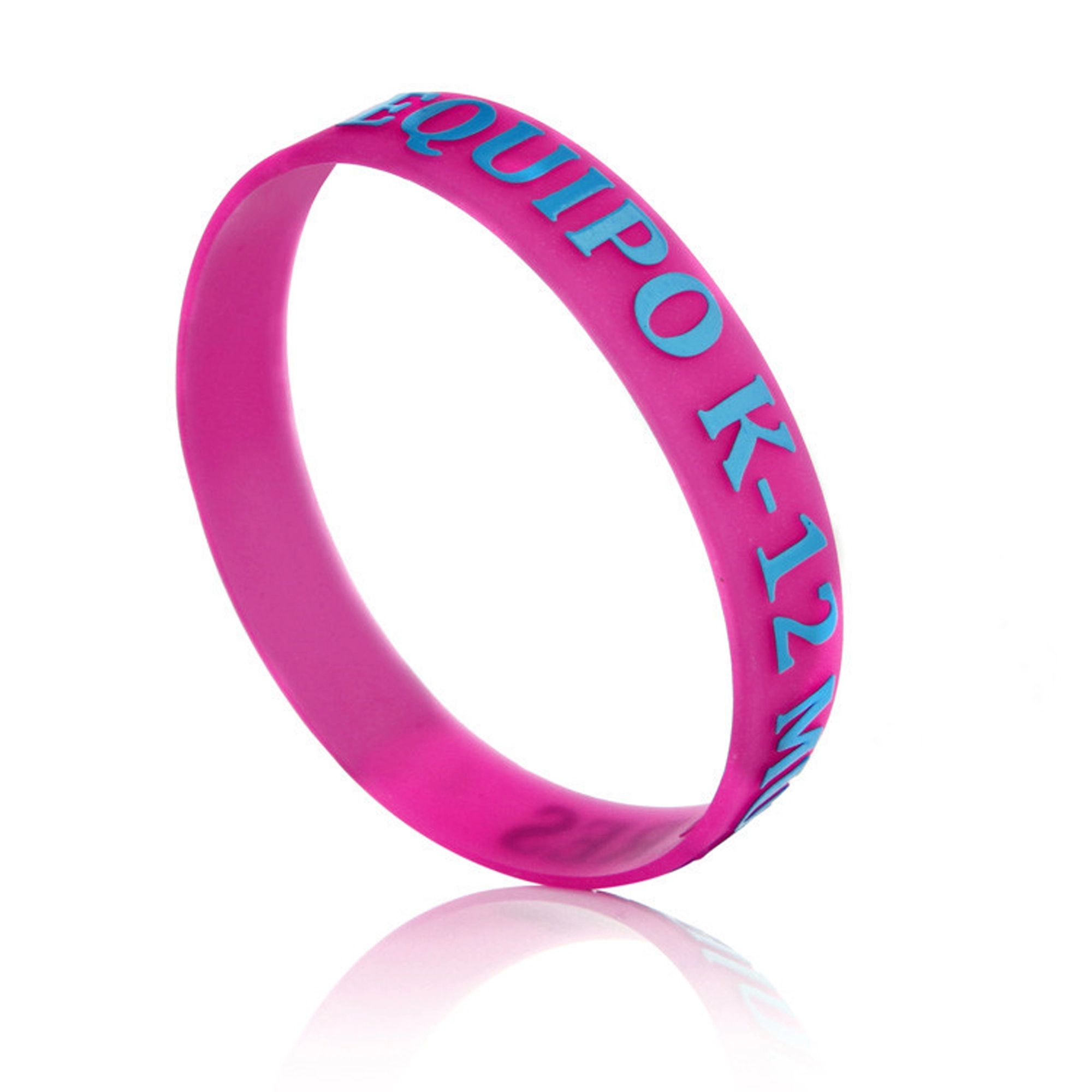Custom Embossed Silicone Wristbands Bracelet 3