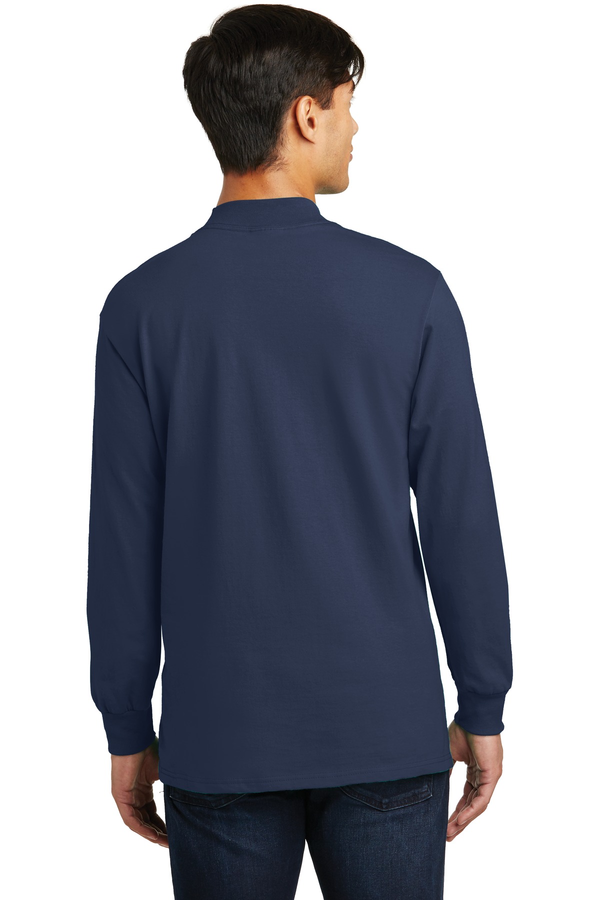 Port & Co Essential Mock Turtleneck. PC61M 14