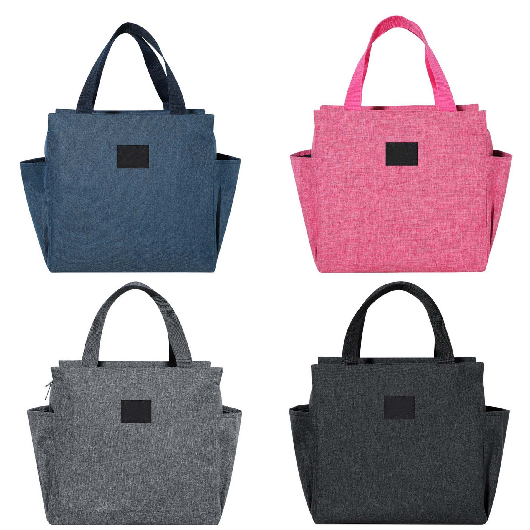 Large Capacity Lunch Bag With Double Pocket 2