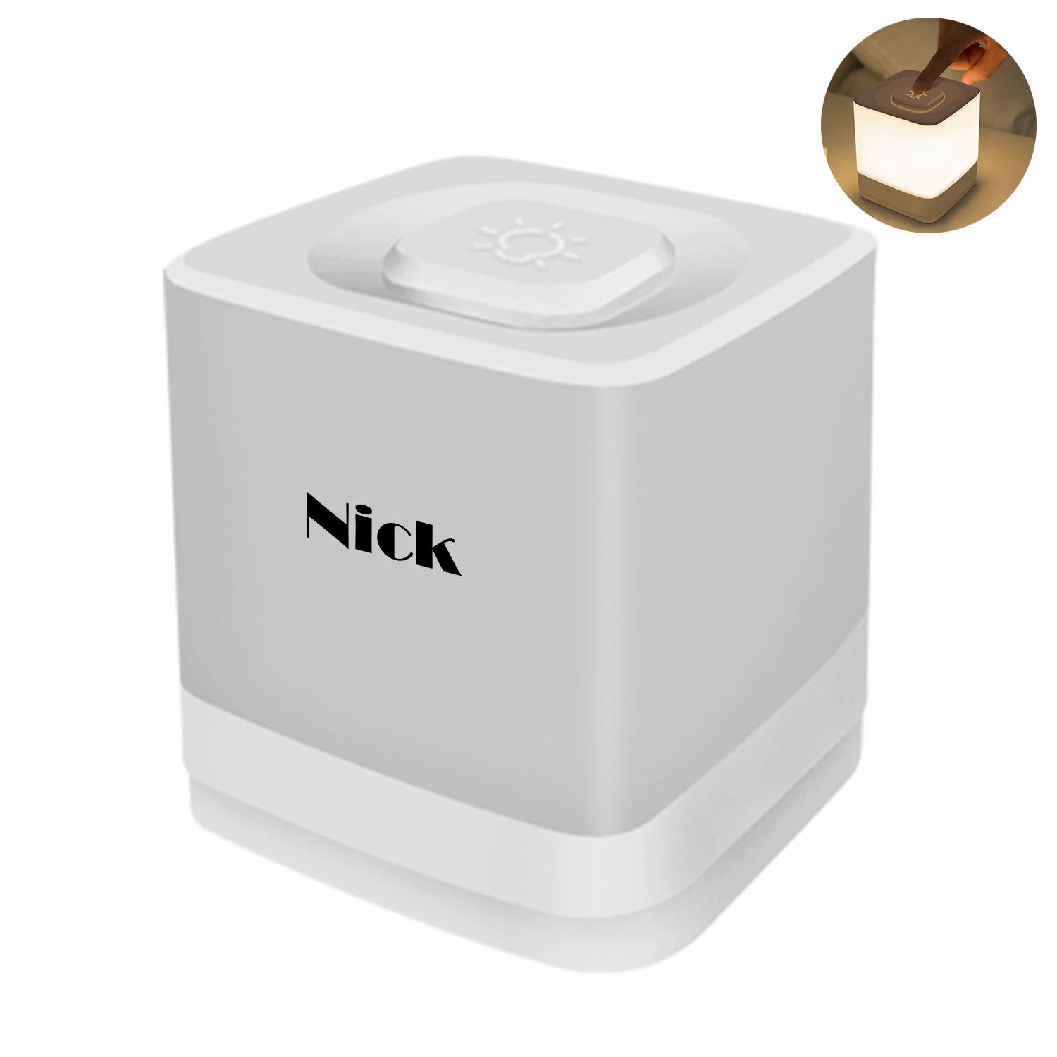 ABS LED Touch Night Light Eye Protection Warm Atmosphere