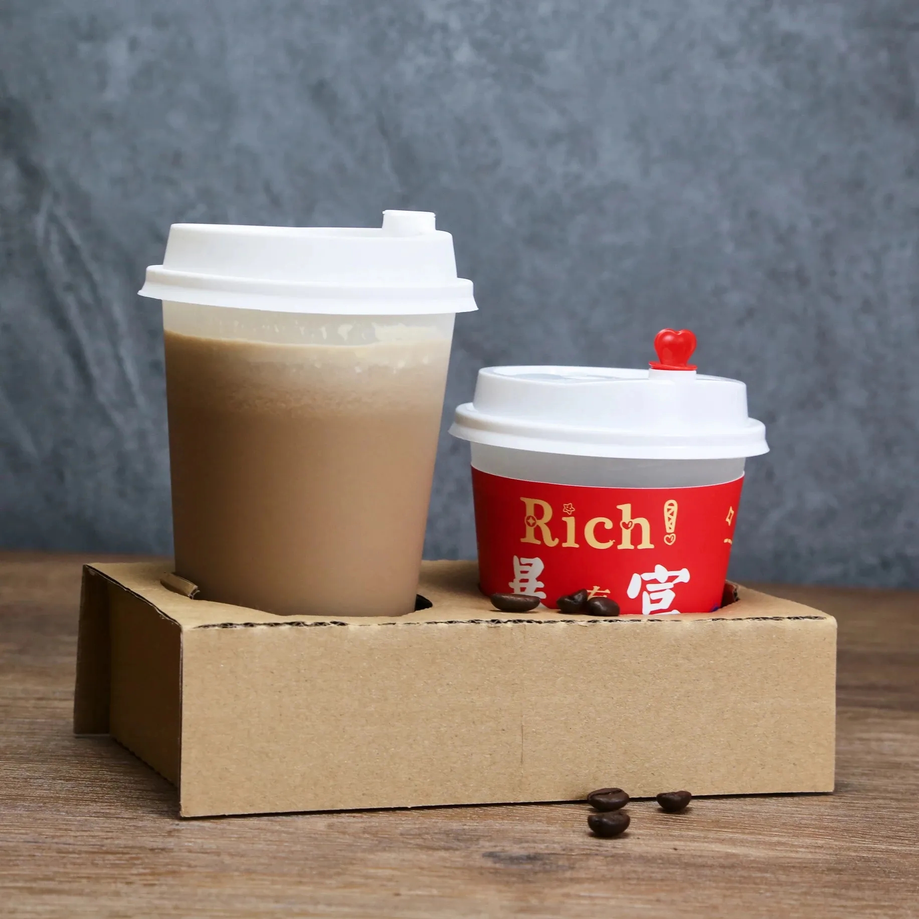 Custom Frosted Disposable Plastic Cups 5