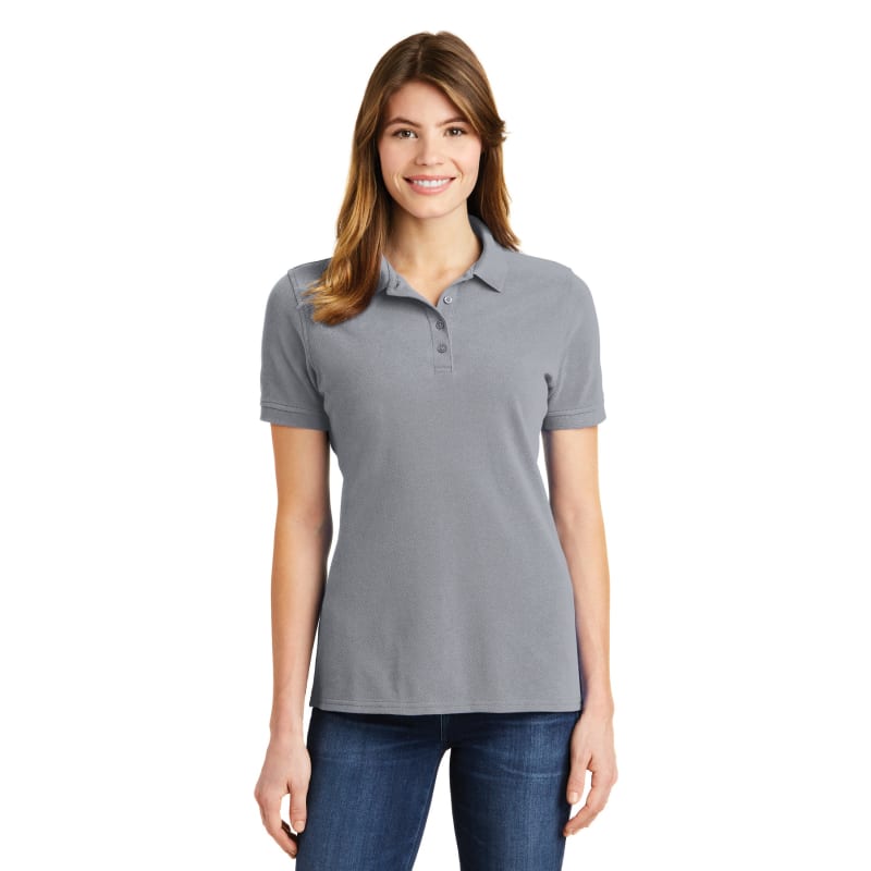 Port & Company Ladies Combed Ring Spun Pique Polo. 10