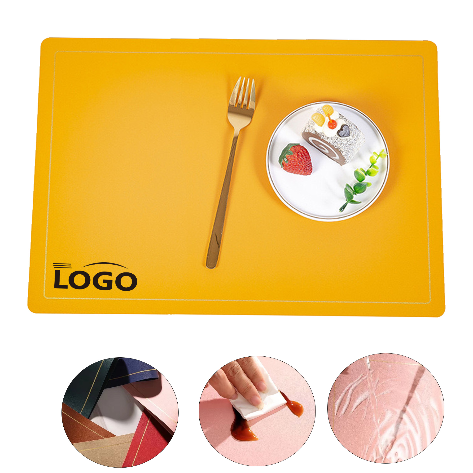 Insulated Leather Table Mat MOQ50 2