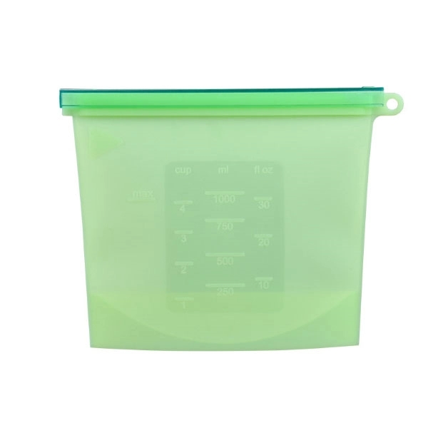 Reusable Silicone Food Fresh Bag - 1000ml 4