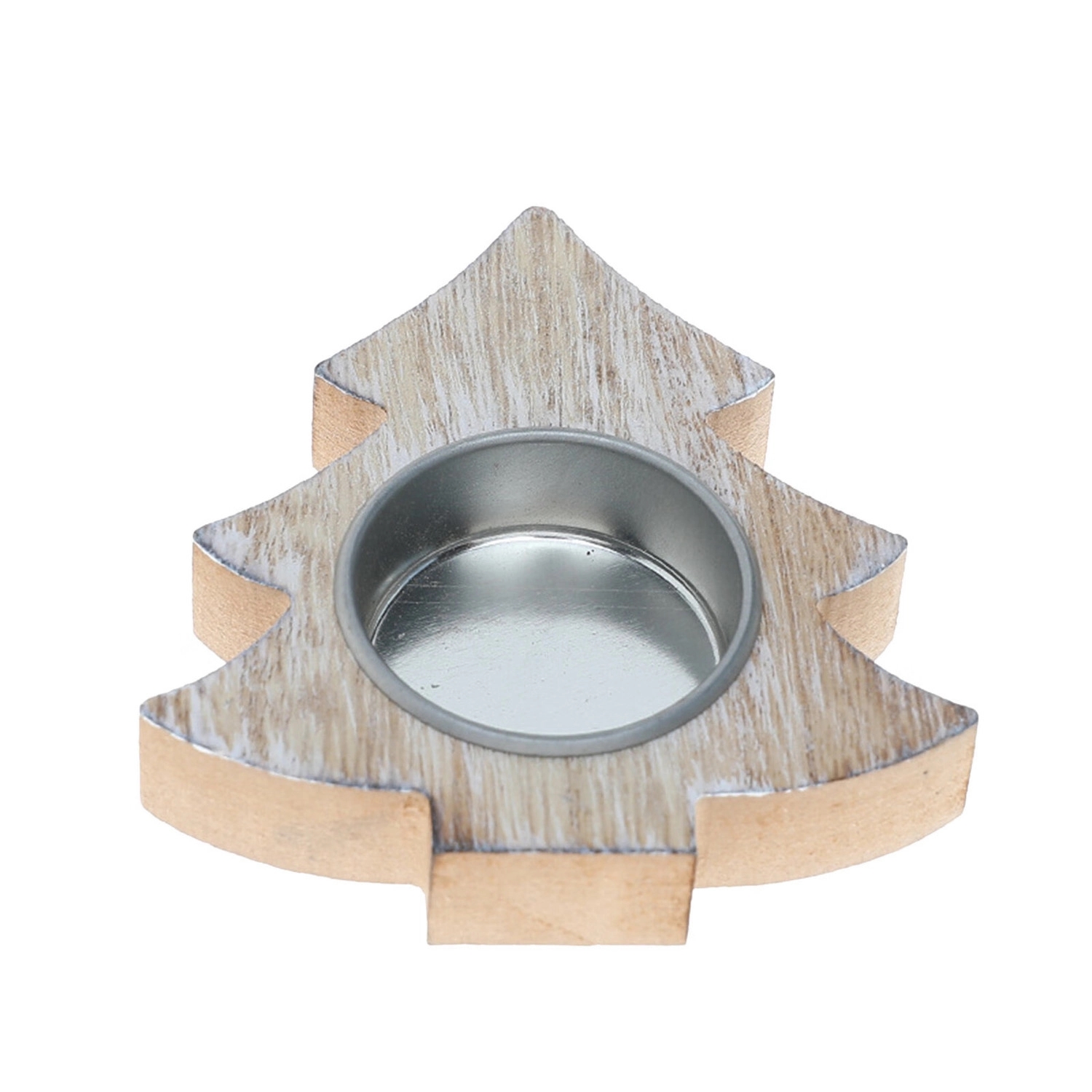 Christmas Wooden Snowflake Candlestick 3