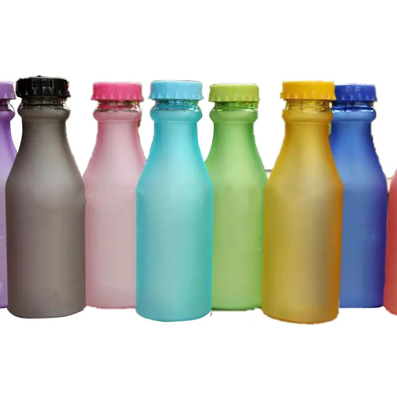 Frosted Soda Bottle Plastic Water Cup 5