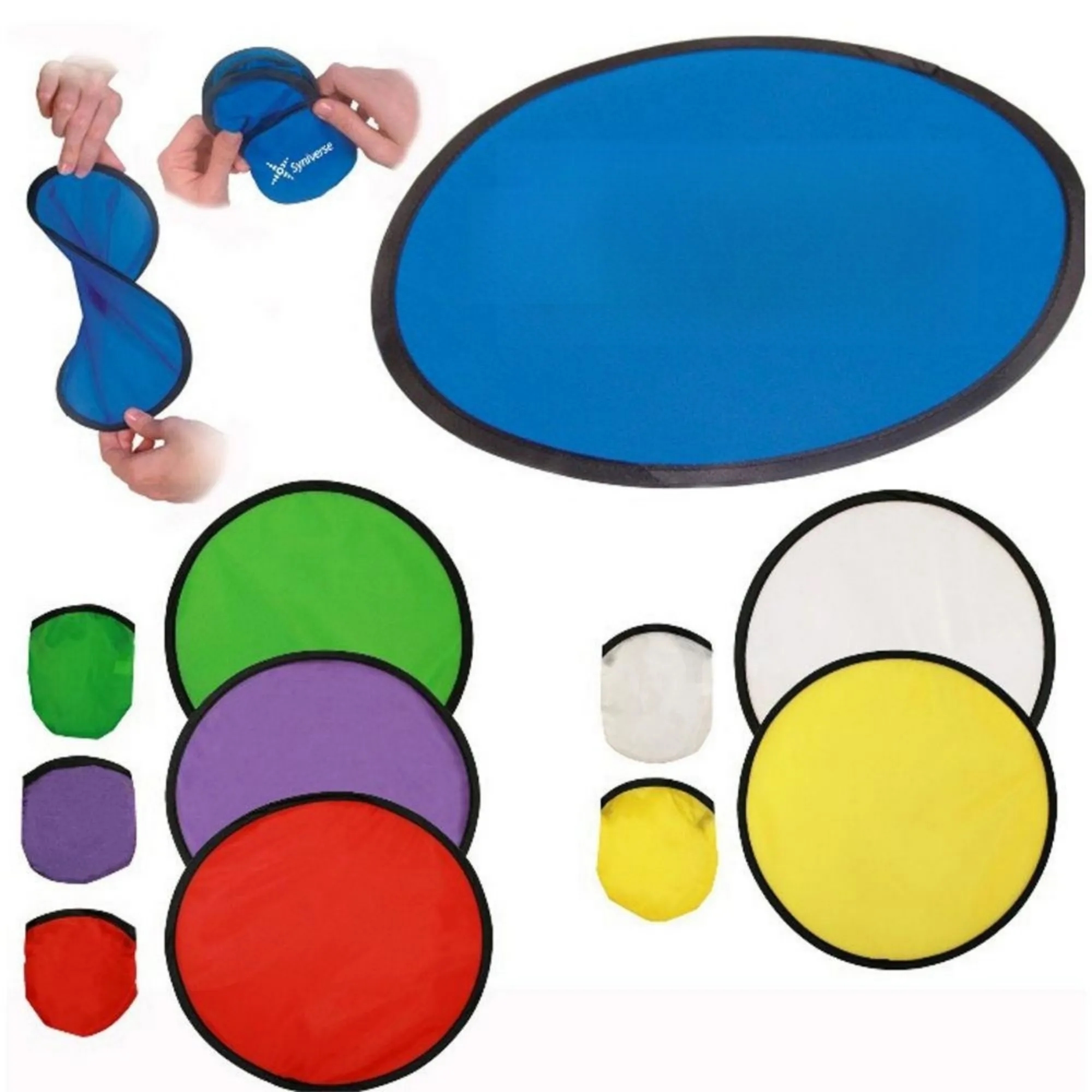 MOQ 100PCS Foldable Flying Disc Fans For Party Creative Gift 1