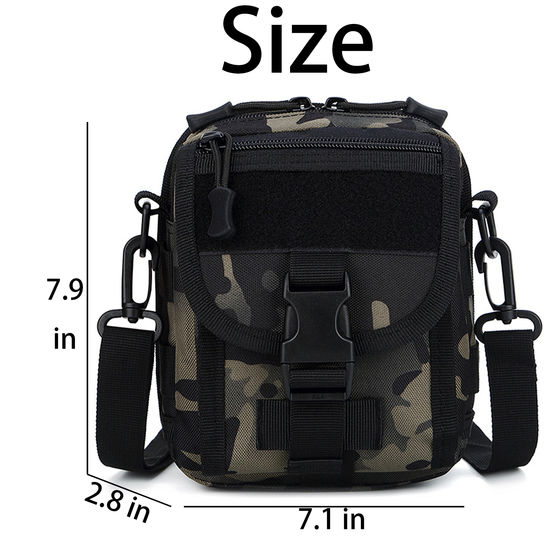 Oxford Outdoor camouflage shoulder cross-body bag 10