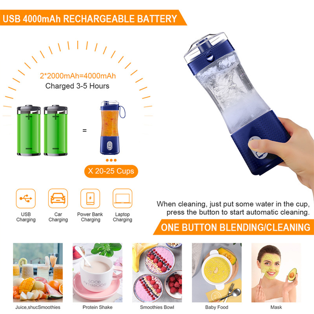 Portable Blender Beach Shakes 3