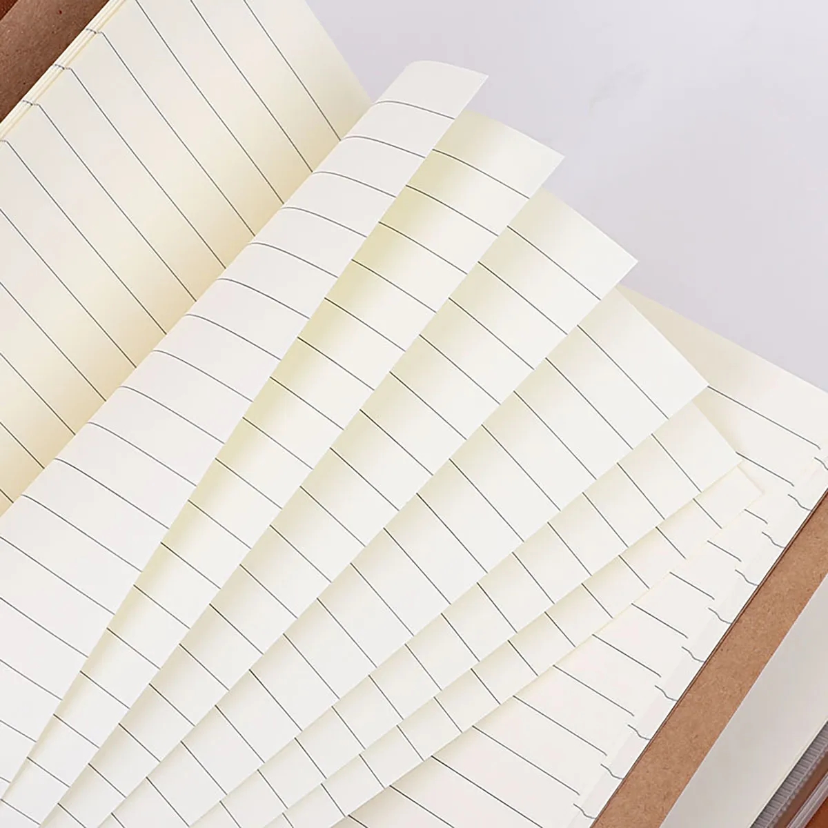 Leather Travel Refillable Diary Journal Notepad for Writing 4