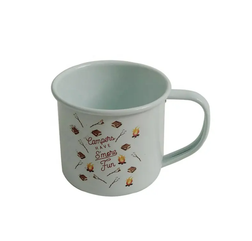 Metal Enamel Coffee Tea Cups Mugs 3