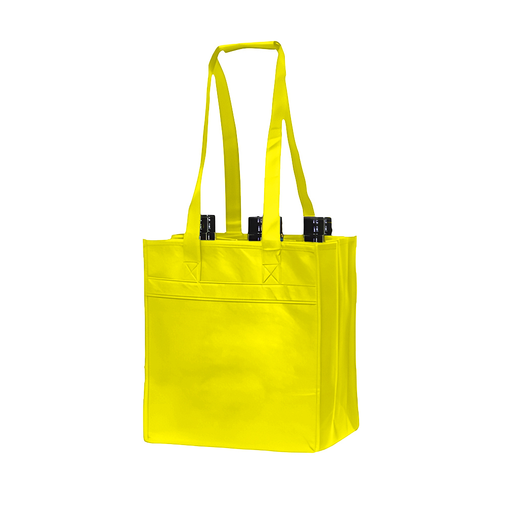 Tuscany Wine Bag - 4 Bottles Tote With Pocket 13