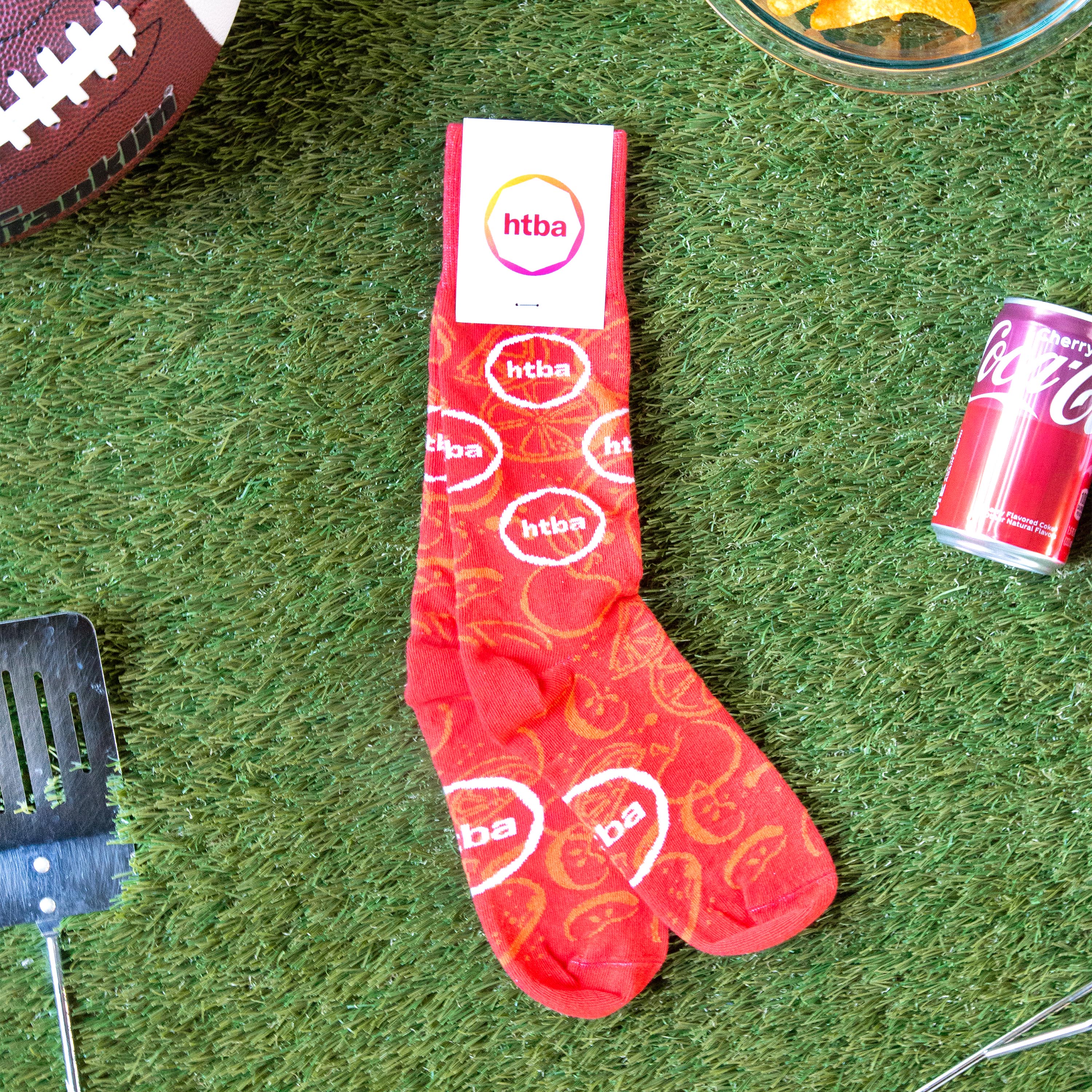Dress Super Bowl Socks - Festive Footwear for Football Fans - American Made 2