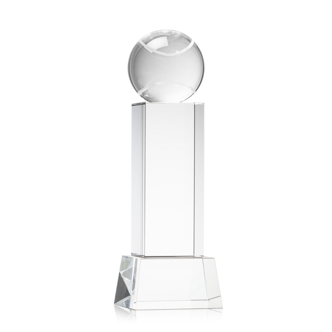 Tennis Ball VividPrint™ Award on Belcroft - Clear 11