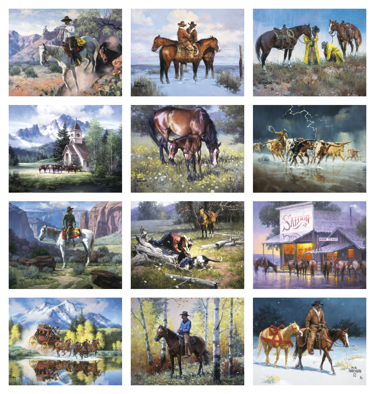 Good Value™ Western Frontier - Spiral Calendar 43
